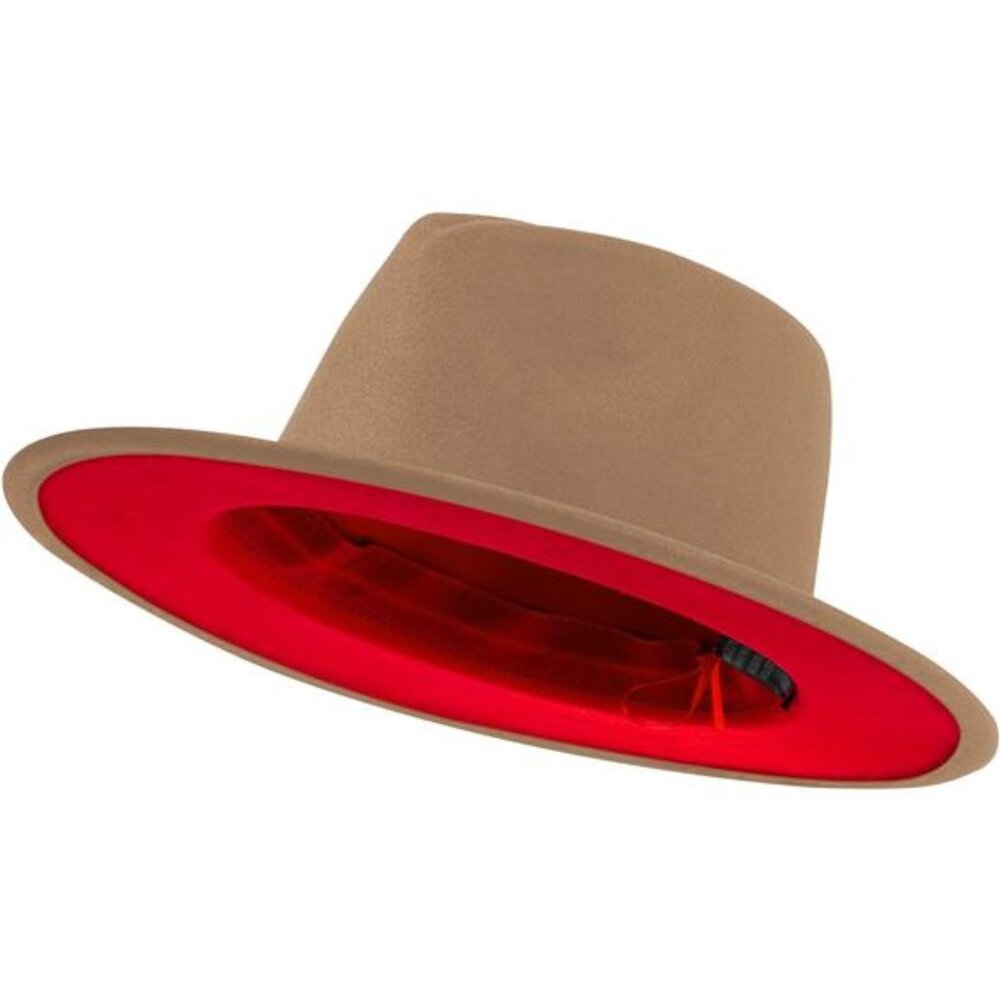Fedora Hats for Men & Women Wide Brim Fedora Felt Panama Hat Men's Dress Hats